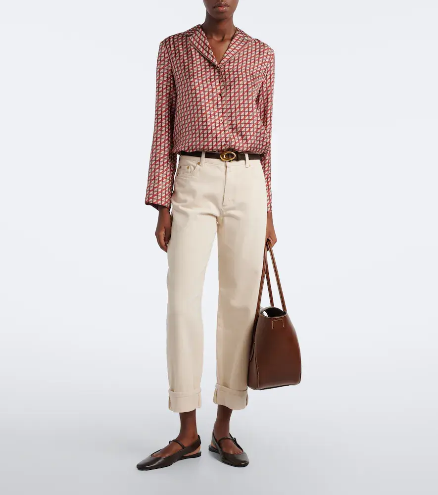 'S Max Mara 'S Max Mara Printed silk twill pajama shirt | Thumbnail 2 'S Max Mara 'S Max Mara Printed silk twill pajama shirt | Thumbnail 2