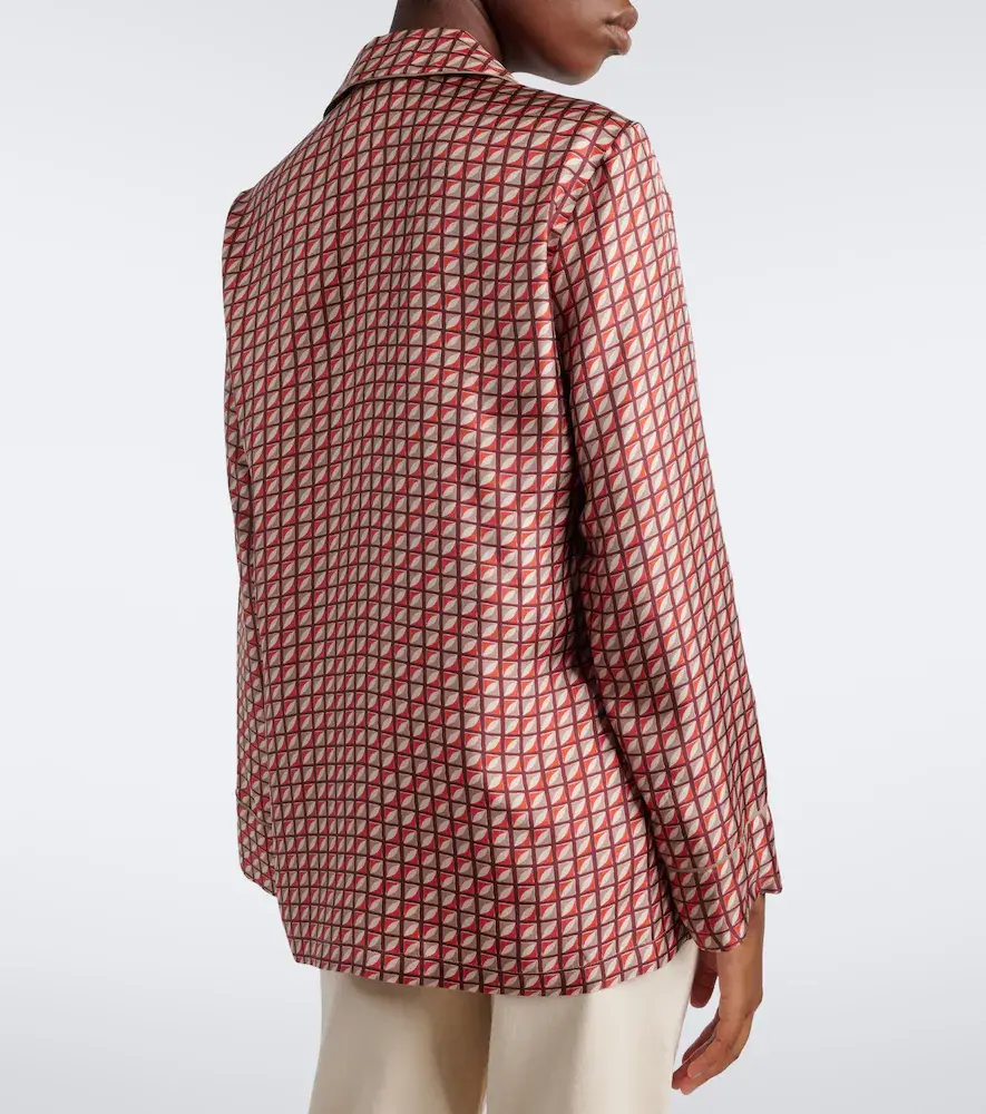 'S Max Mara 'S Max Mara Printed silk twill pajama shirt | Thumbnail 3 'S Max Mara 'S Max Mara Printed silk twill pajama shirt | Thumbnail 3