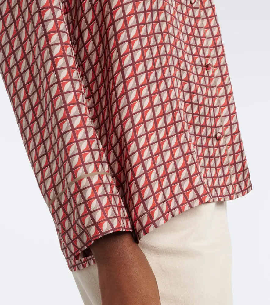 'S Max Mara 'S Max Mara Printed silk twill pajama shirt | Thumbnail 5 'S Max Mara 'S Max Mara Printed silk twill pajama shirt | Thumbnail 5