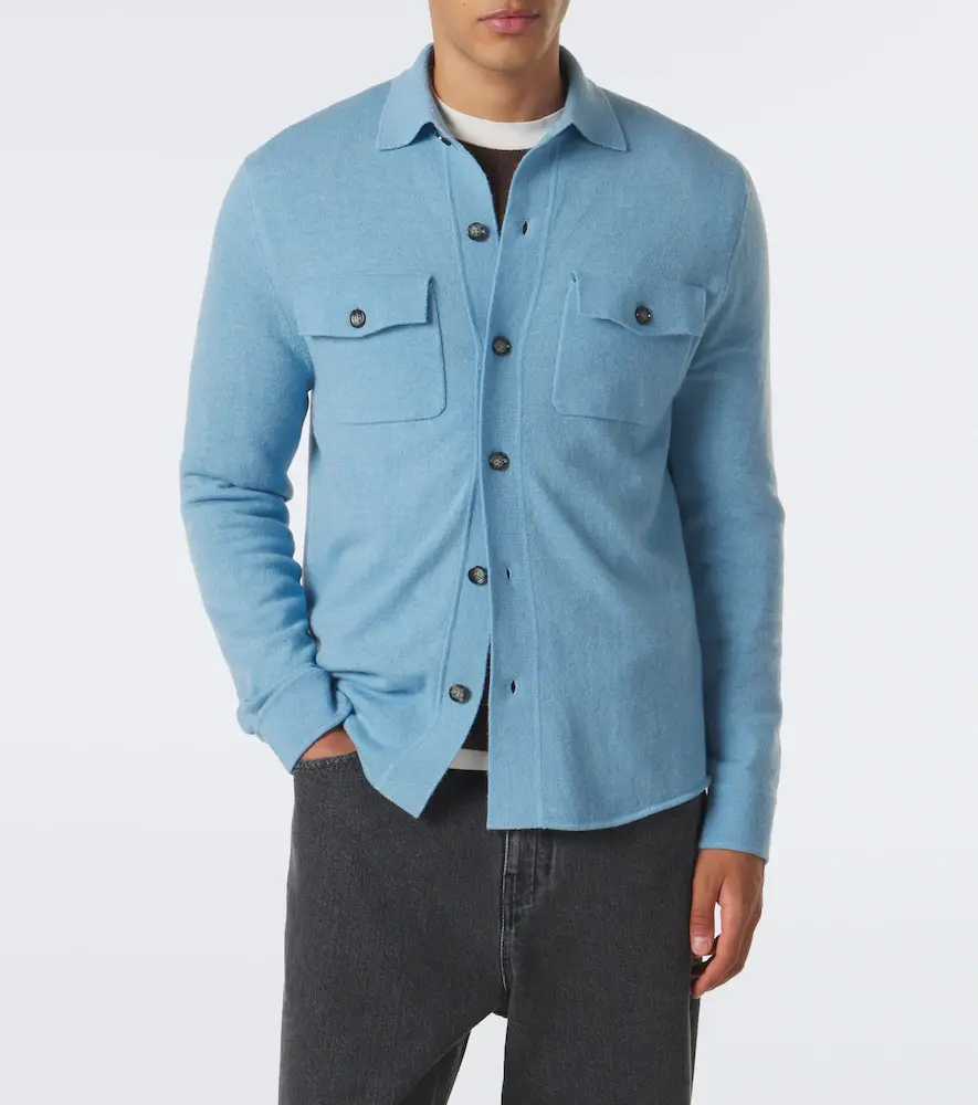 Allude Knitted wool and cashmere shirt | Thumbnail 4 Allude Knitted wool and cashmere shirt | Thumbnail 4