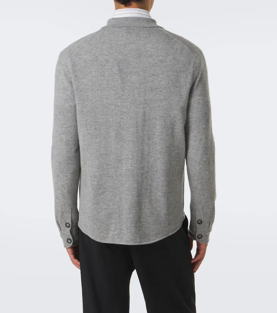 Allude Knitted wool and cashmere shirt | Thumbnail 4 Allude Knitted wool and cashmere shirt | Thumbnail 4