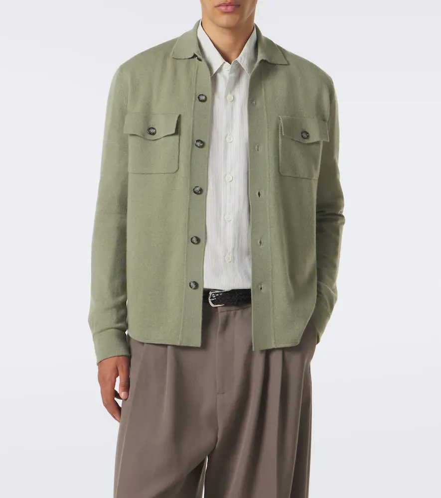 Allude Knitted wool and cashmere shirt | Thumbnail 3 Allude Knitted wool and cashmere shirt | Thumbnail 3