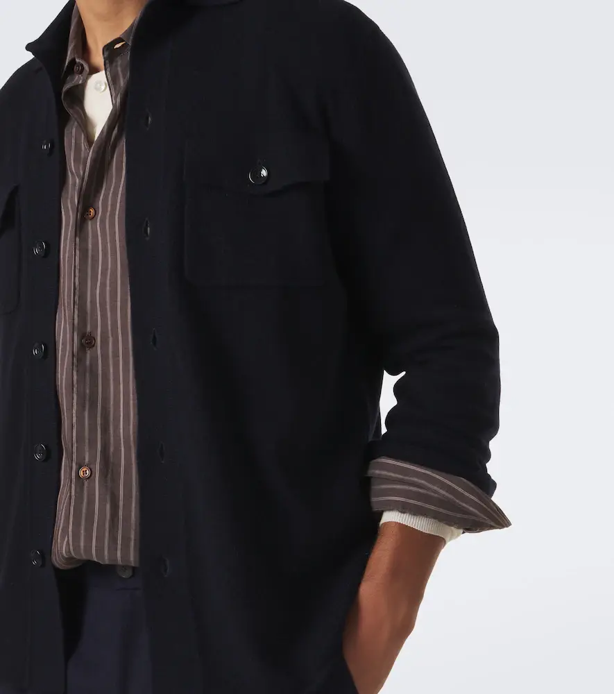 Allude Knitted wool and cashmere shirt | Thumbnail 4 Allude Knitted wool and cashmere shirt | Thumbnail 4