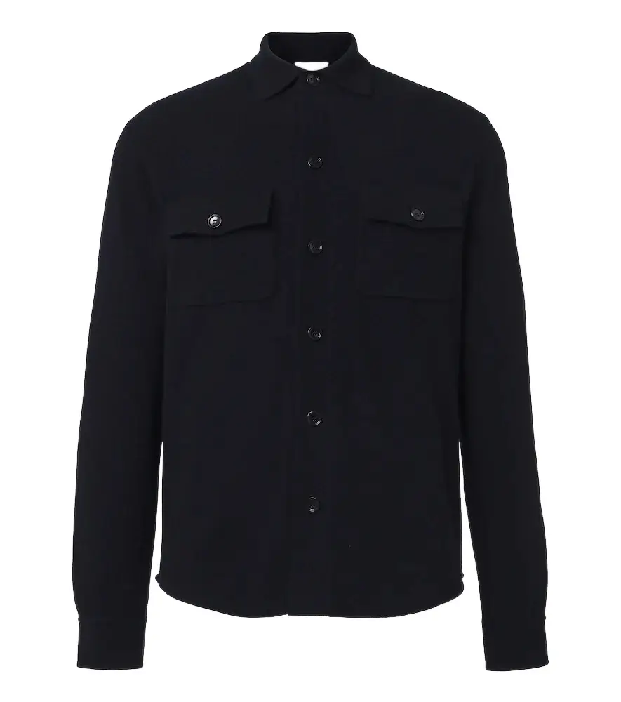 Allude Knitted wool and cashmere shirt | Image 1 Allude Knitted wool and cashmere shirt | Image 1