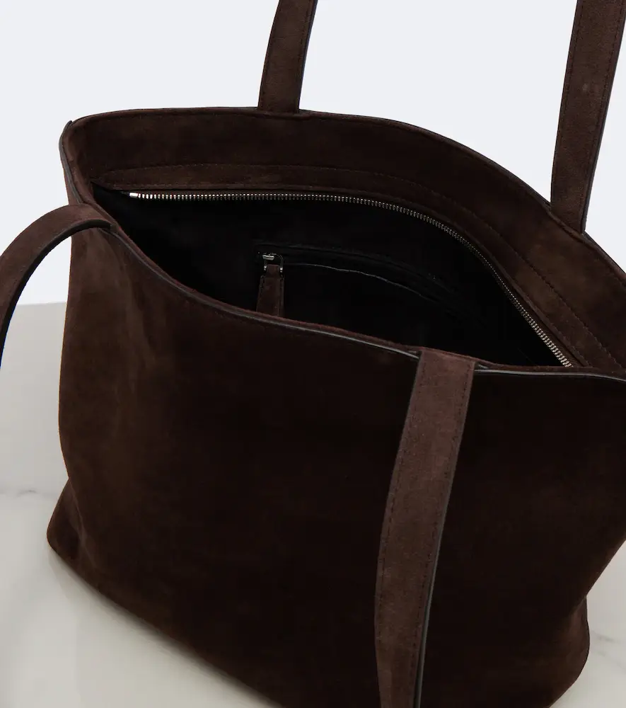 The Row Parker Medium suede tote bag | Thumbnail 3 The Row Parker Medium suede tote bag | Thumbnail 3