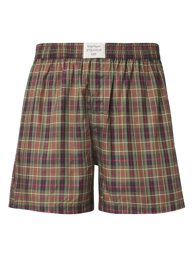 Acne Studios Plaid shorts
