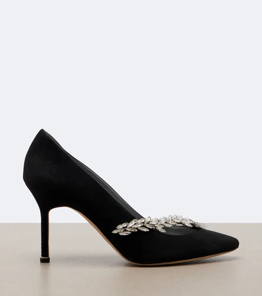 Balenciaga x Manolo Blahnik embellished suede pumps | Thumbnail 2 Balenciaga x Manolo Blahnik embellished suede pumps | Thumbnail 2