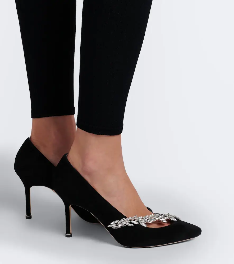 Balenciaga x Manolo Blahnik embellished suede pumps | Thumbnail 5 Balenciaga x Manolo Blahnik embellished suede pumps | Thumbnail 5