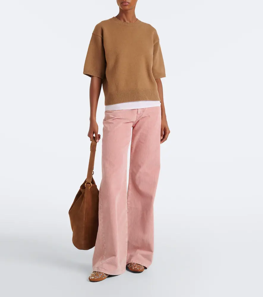 7 For All Mankind Lotta cotton corduroy wide-leg pants | Thumbnail 3