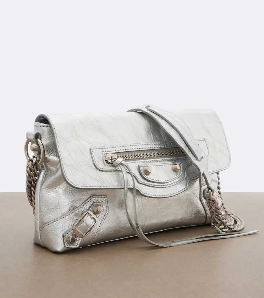 Balenciaga Le City metallic leather shoulder bag | Thumbnail 2 Balenciaga Le City metallic leather shoulder bag | Thumbnail 2