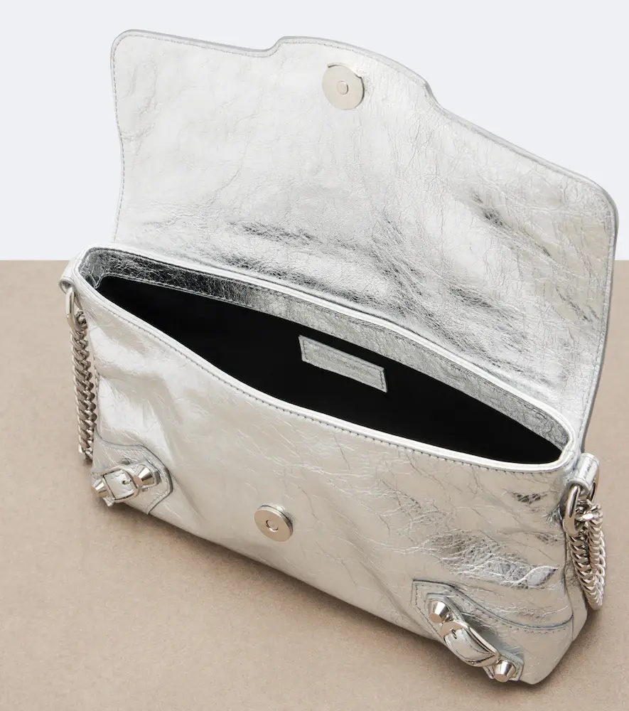 Balenciaga Le City metallic leather shoulder bag | Thumbnail 4 Balenciaga Le City metallic leather shoulder bag | Thumbnail 4