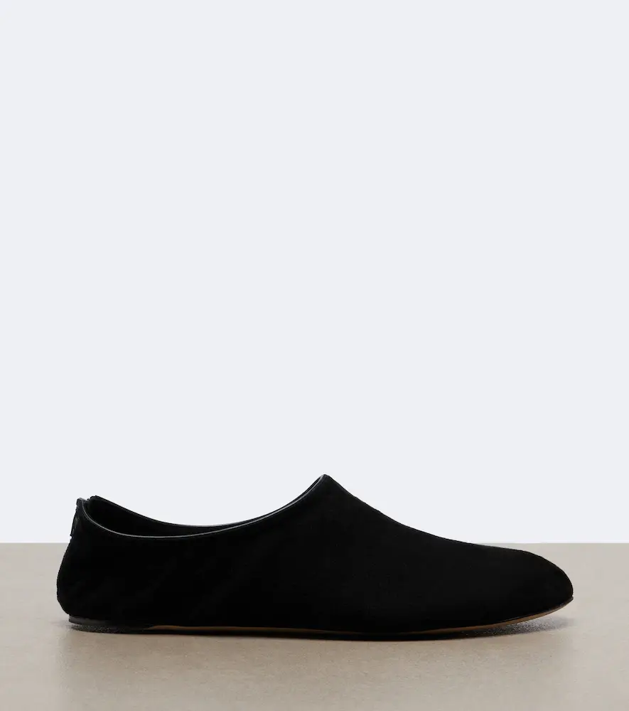 The Row Stellene suede slip-on shoes | Thumbnail 3 The Row Stellene suede slip-on shoes | Thumbnail 3