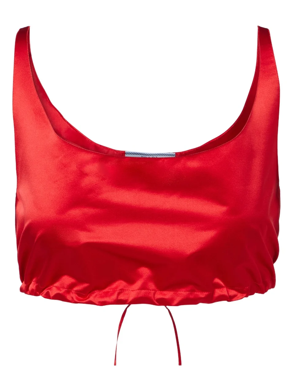 Prada Silk duchesse crop top