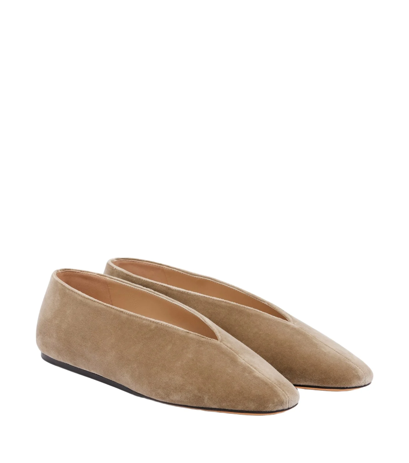 Le Monde Béryl Le Monde Béryl Olympia velvet ballet flats