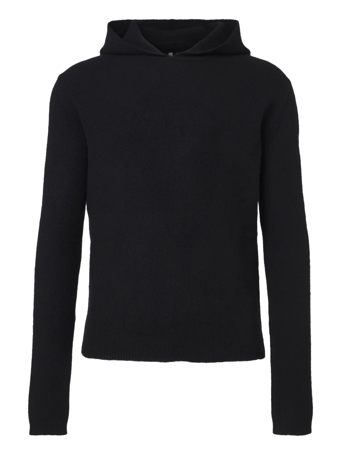 Knitted cashmere-blend hoodie