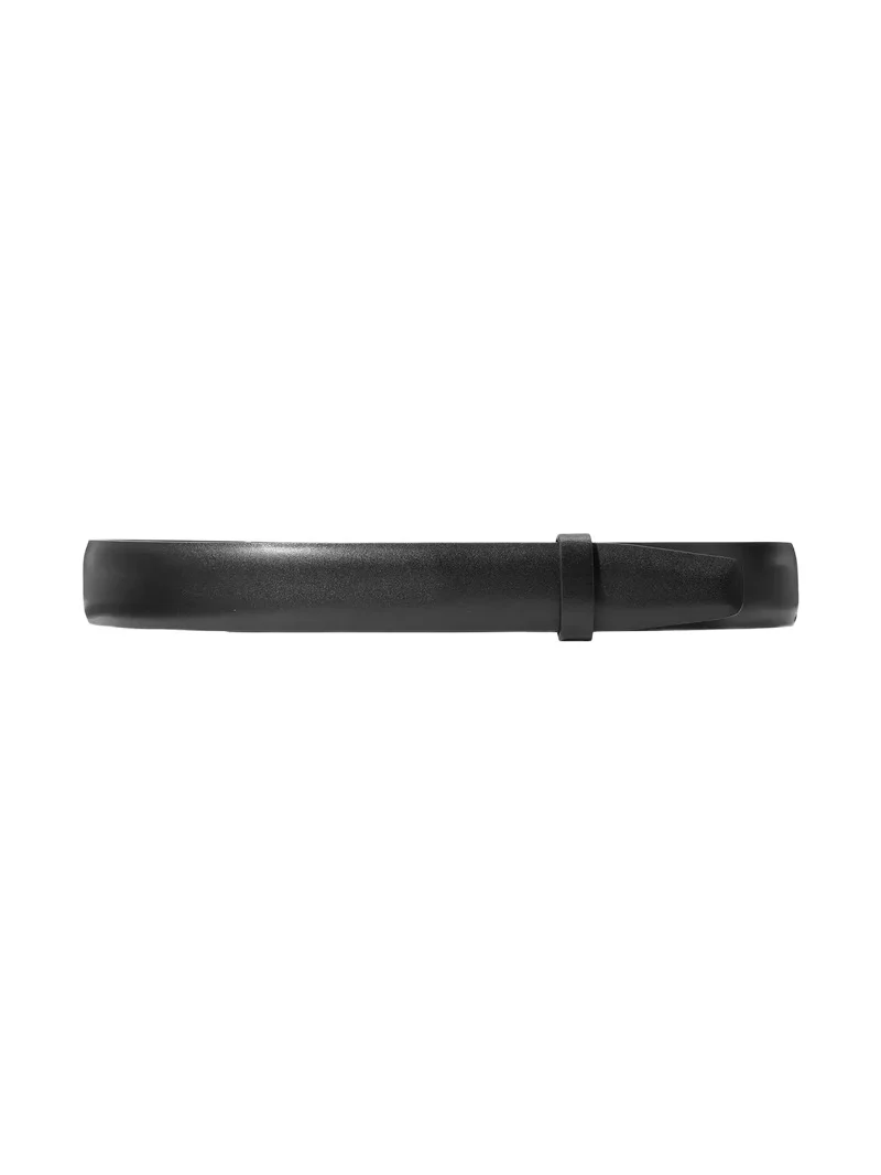 Michael Kors Collection Alessandra Leather Belt in Black