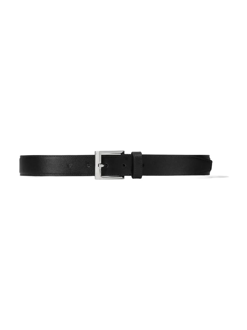 Michael Kors Collection Catarina Satin Belt in Black
