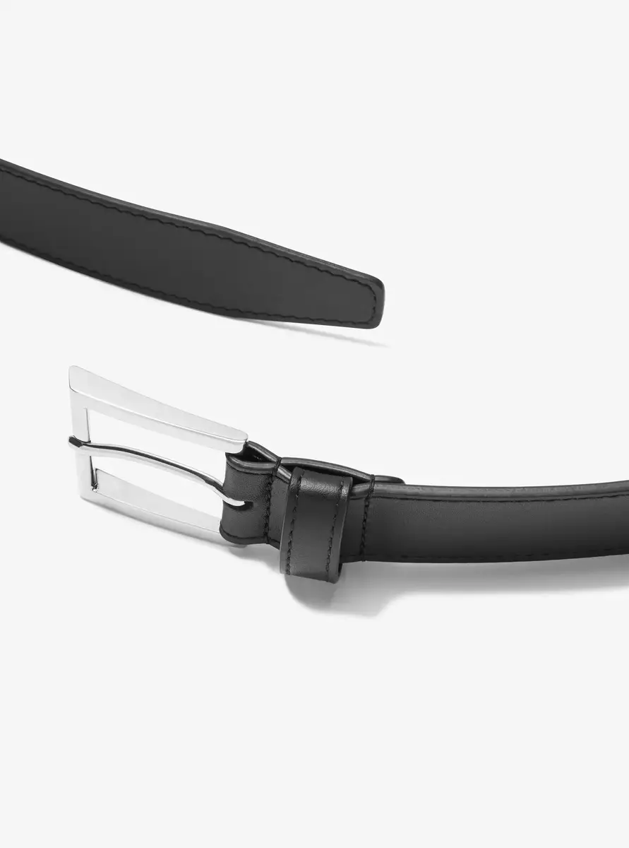 Michael Kors Collection Elisabetta Leather Waist Belt in Black | Thumbnail 2 Michael Kors Collection Elisabetta Leather Waist Belt in Black | Thumbnail 2