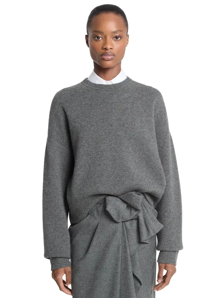 Michael Kors Collection Drop Shoulder Cashmere Blend Sweater | Image 1 Michael Kors Collection Drop Shoulder Cashmere Blend Sweater | Image 1
