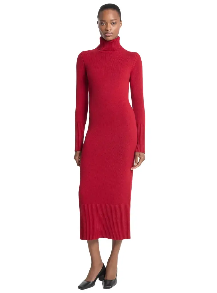 Michael Kors Collection Cashmere Turtleneck Sweater Dress | Image 1 Michael Kors Collection Cashmere Turtleneck Sweater Dress | Image 1