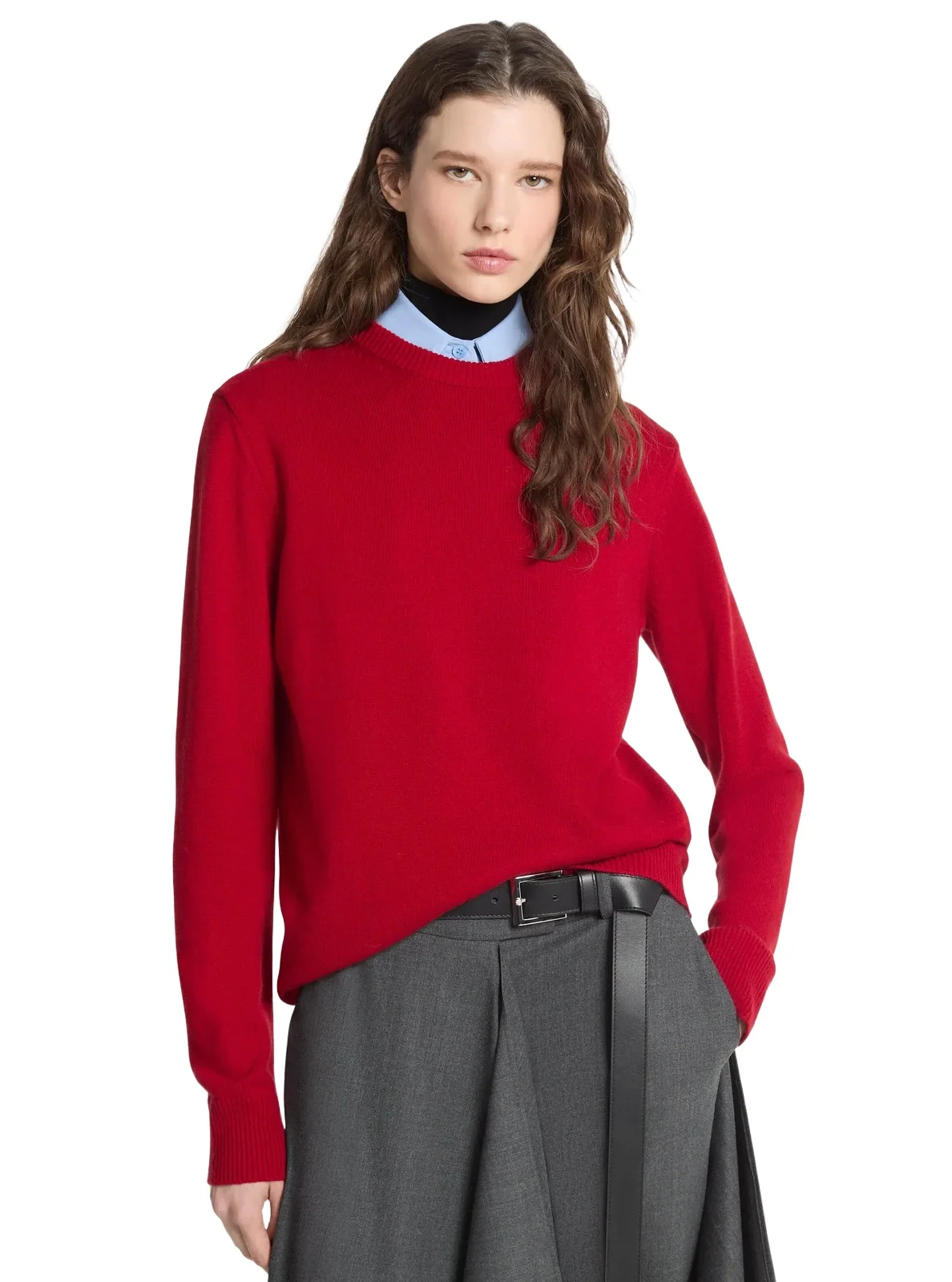 Michael Kors Collection Cashmere Sweater in Red