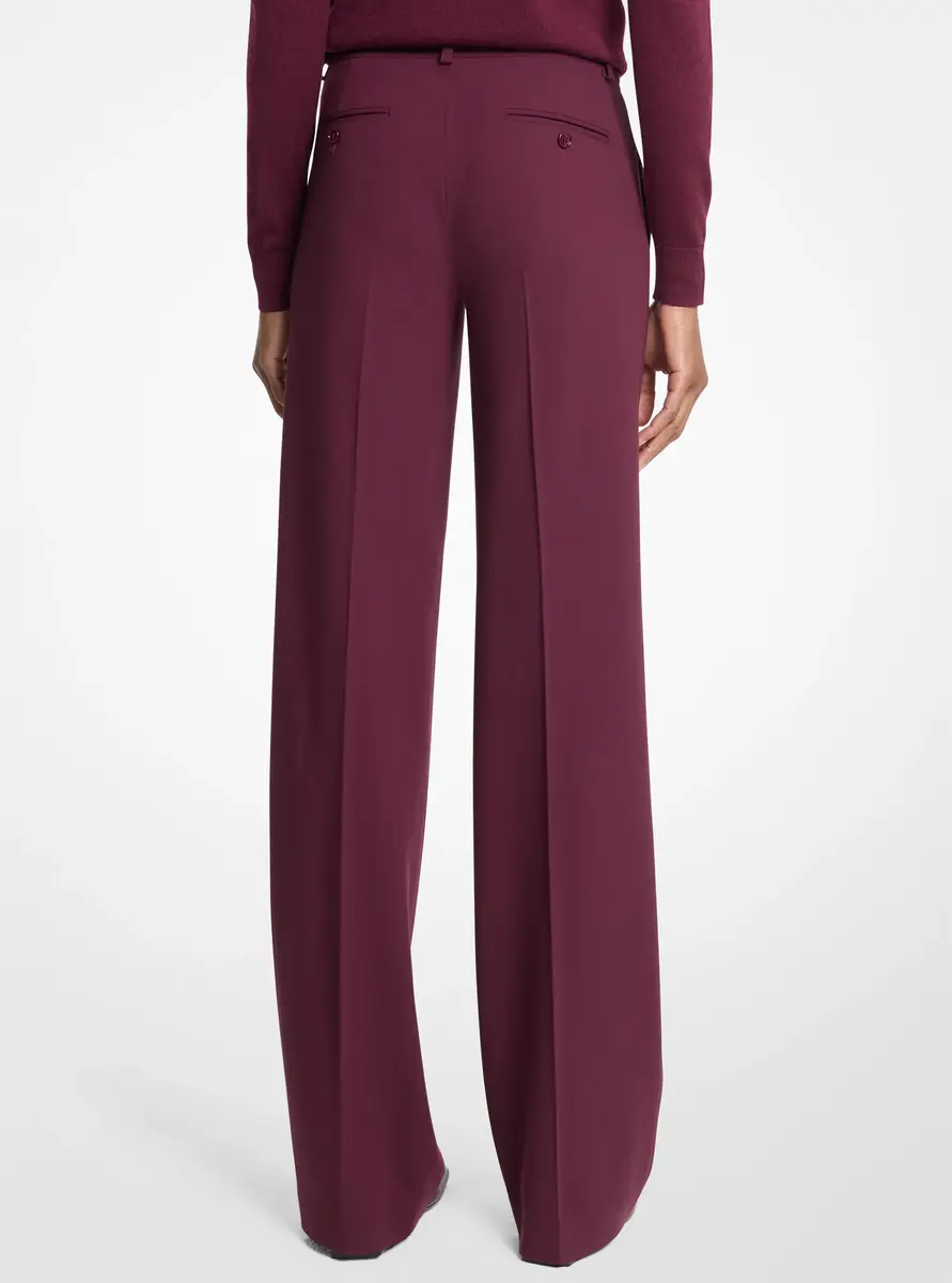 Michael Kors Collection Camilla Stretch Wool Stovepipe Trousers in Red | Thumbnail 2 Michael Kors Collection Camilla Stretch Wool Stovepipe Trousers in Red | Thumbnail 2