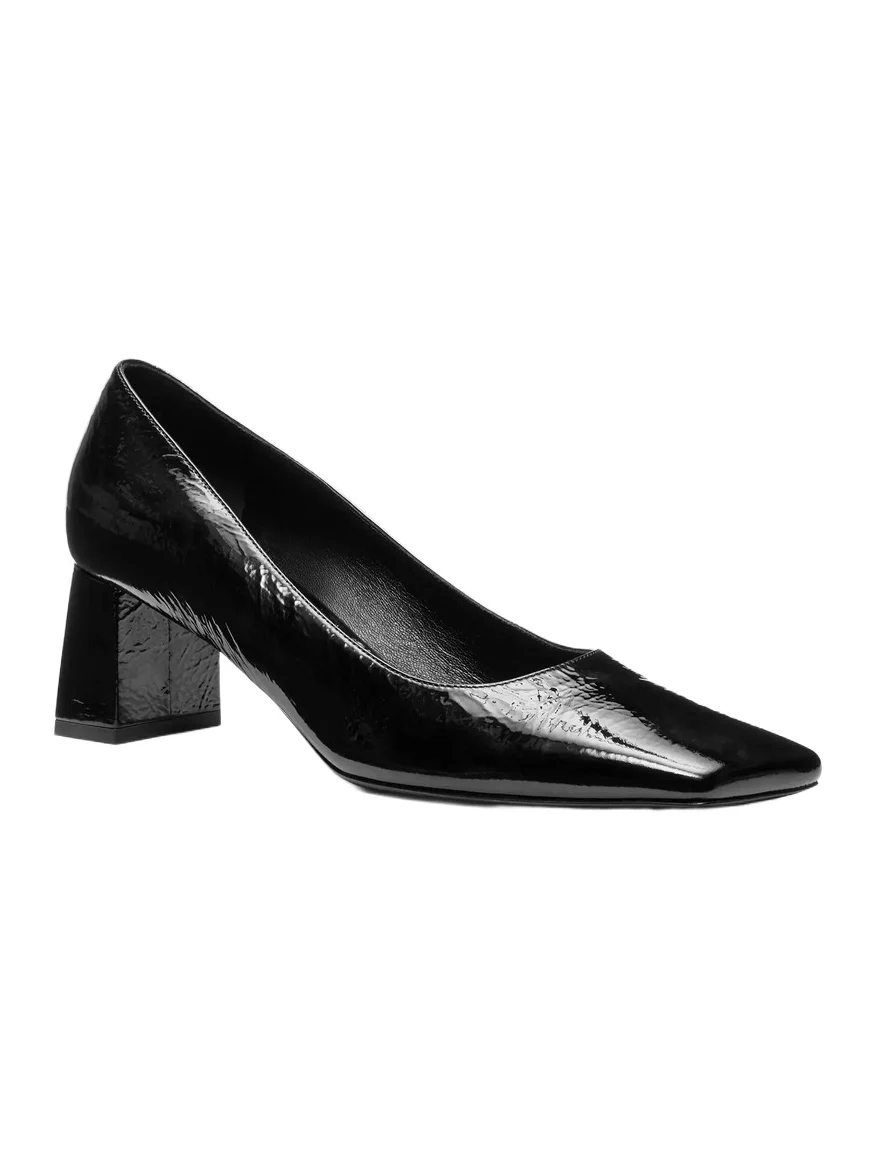 Michael Kors Collection Maria Leather Pump in Black