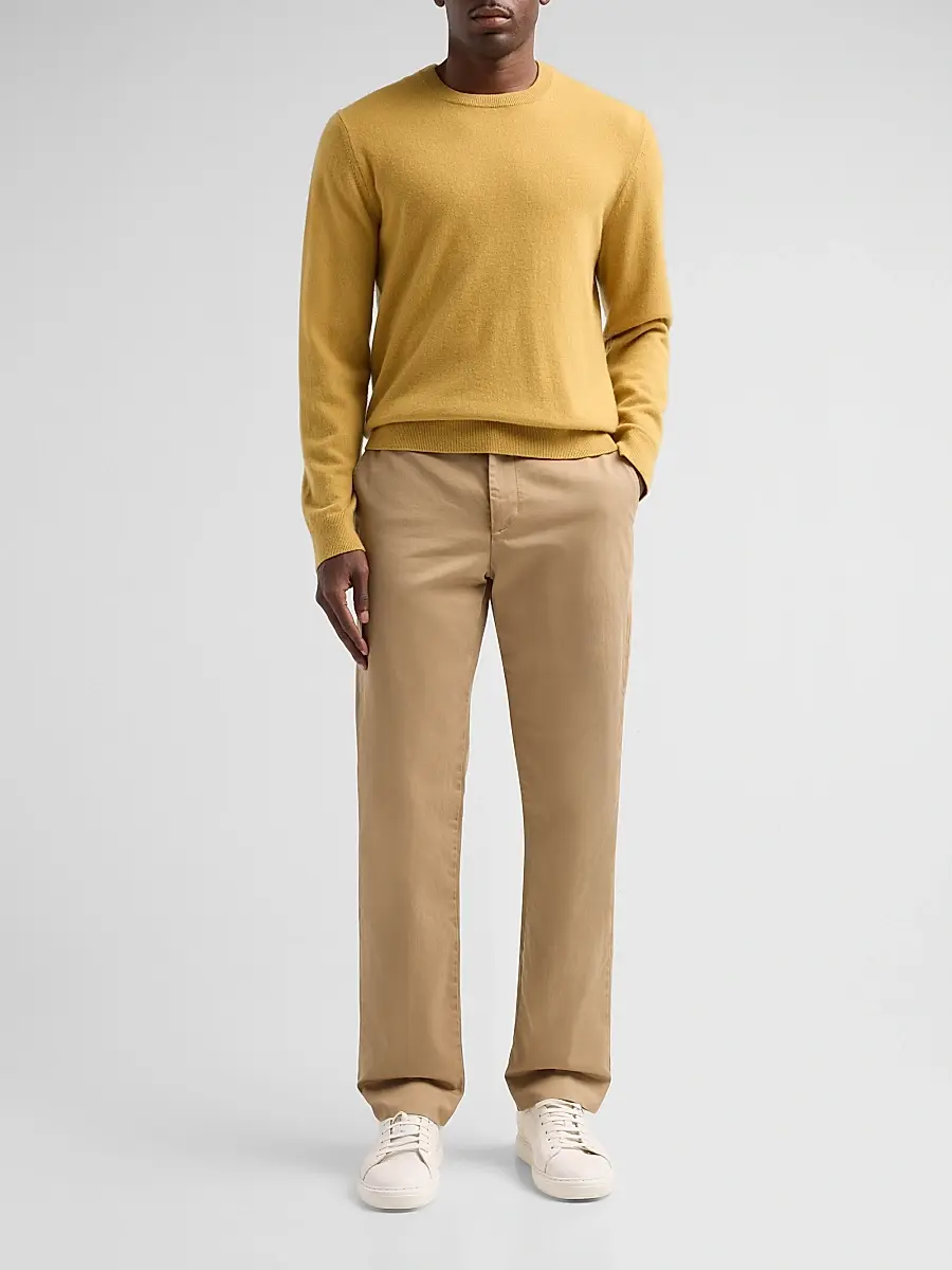 Vince Men's Cashmere Crewneck Sweater | Thumbnail 2 Vince Men's Cashmere Crewneck Sweater | Thumbnail 2