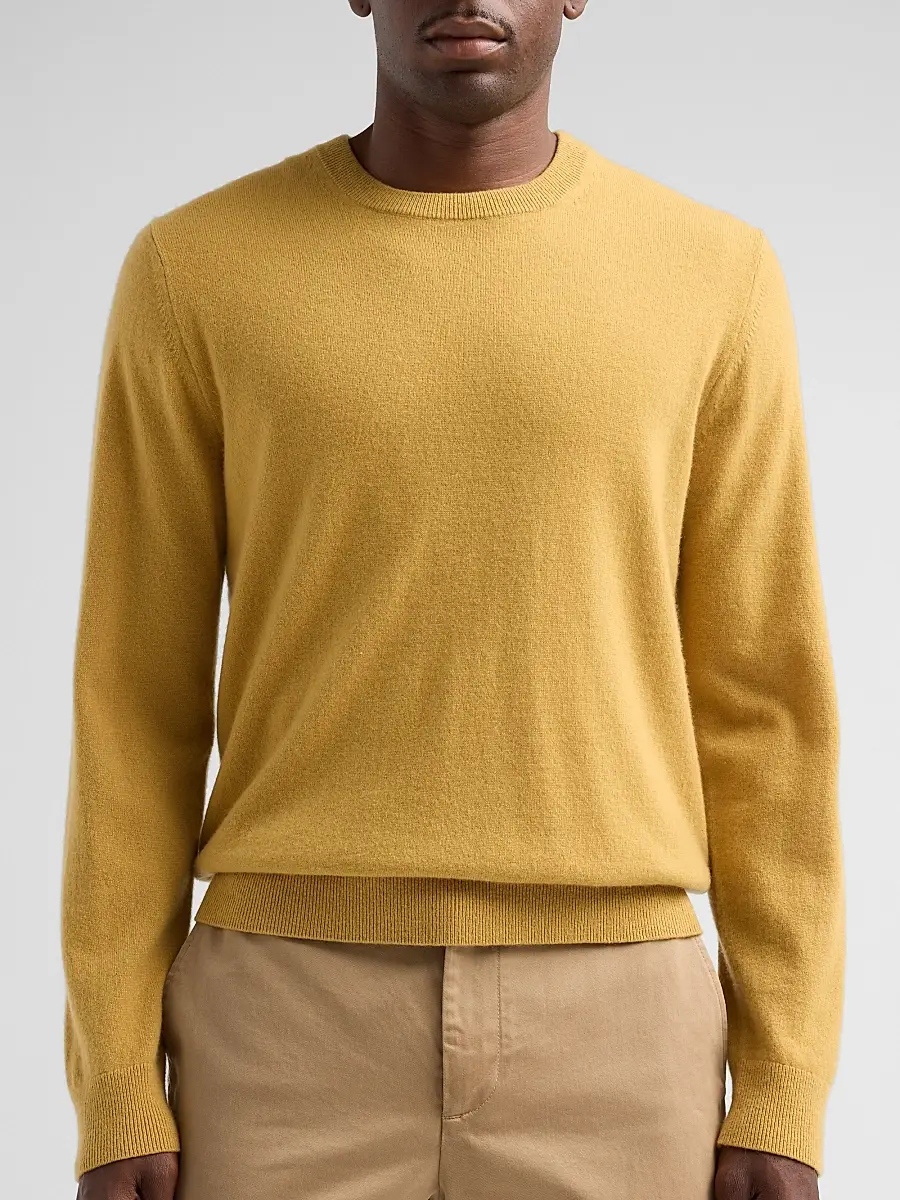 Vince Men's Cashmere Crewneck Sweater | Thumbnail 5 Vince Men's Cashmere Crewneck Sweater | Thumbnail 5