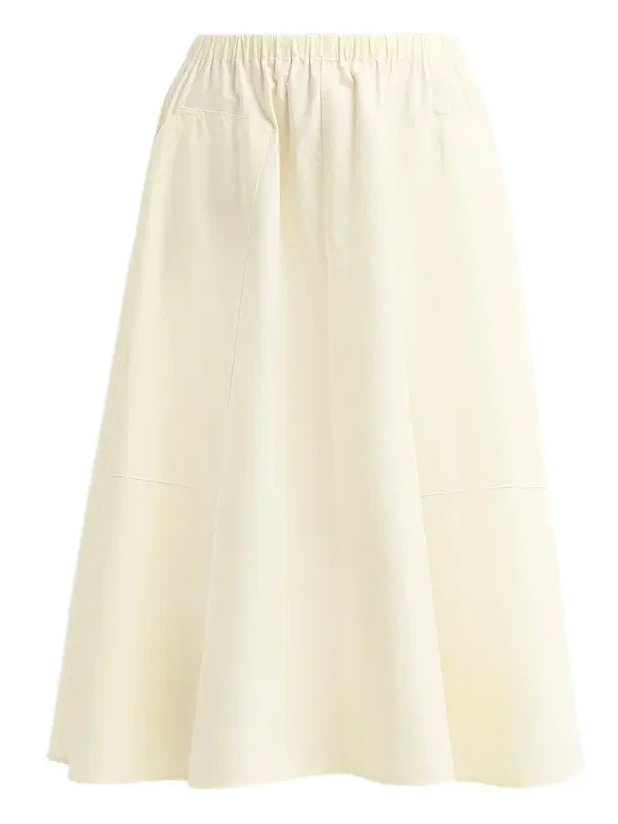 Women's Pocket Full Cotton Midi-Skirt Women's Pocket Full Cotton Midi-Skirt