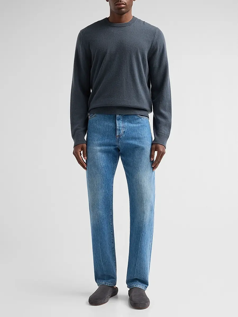 Vince Men's Cashmere Crewneck Sweater | Thumbnail 2
