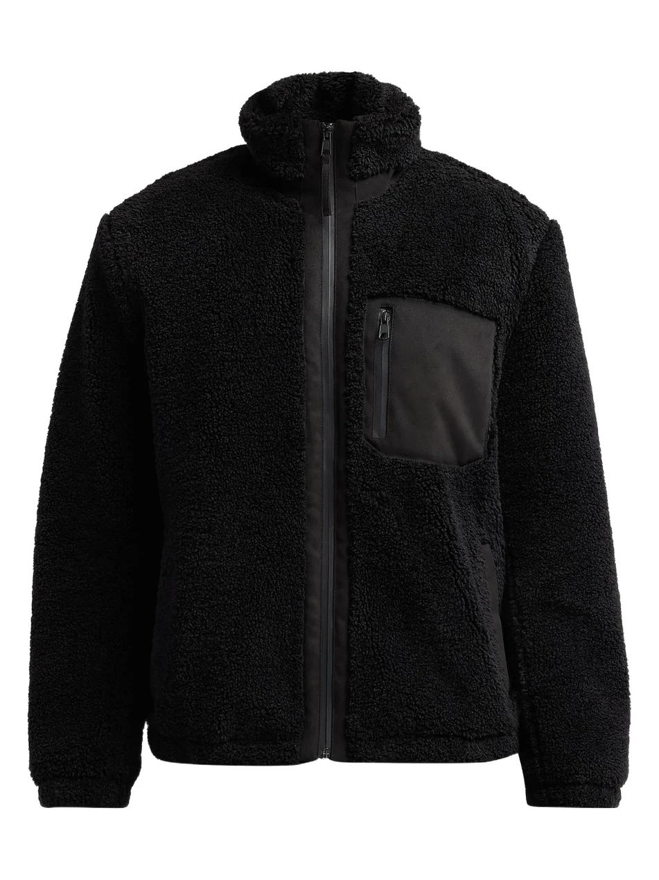 Vince Men's Faux-Sherpa Zip-Up Jacket