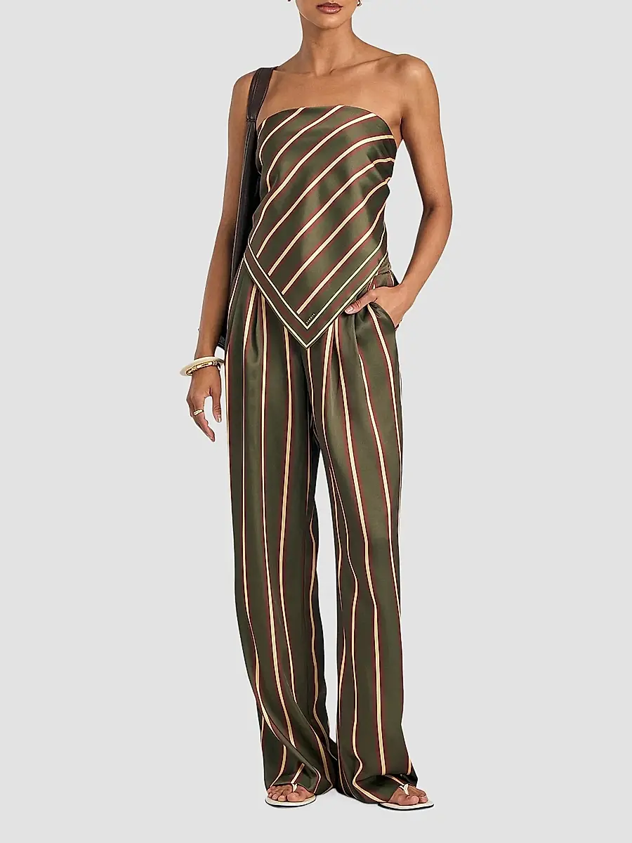 SEROYA Women's Hark Striped Bandana Top | Thumbnail 2 SEROYA Women's Hark Striped Bandana Top | Thumbnail 2