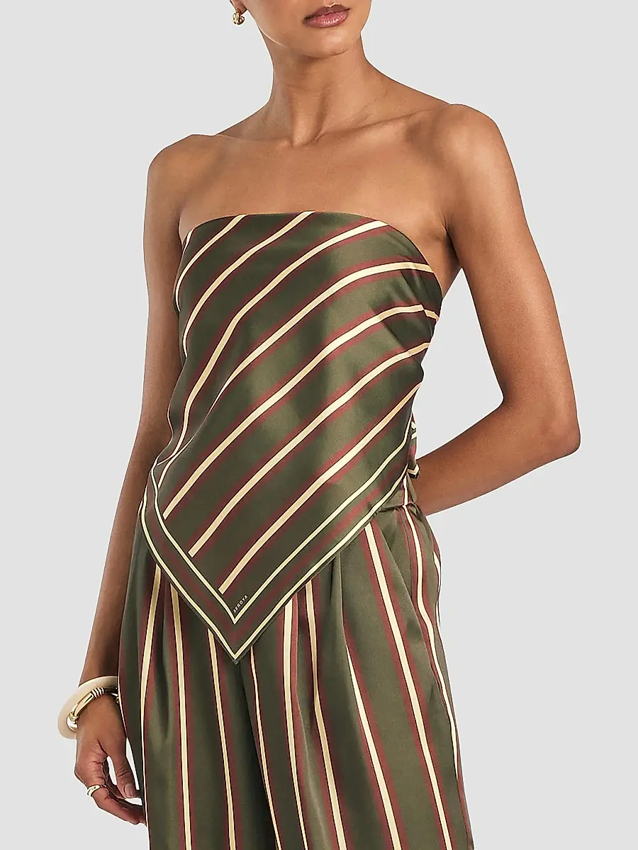 SEROYA Women's Hark Striped Bandana Top | Thumbnail 4 SEROYA Women's Hark Striped Bandana Top | Thumbnail 4