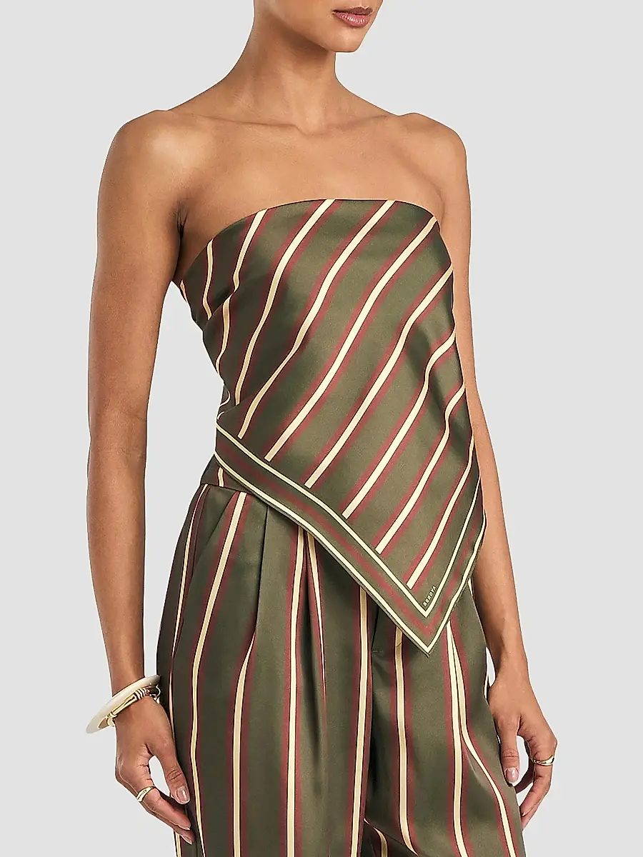 SEROYA Women's Hark Striped Bandana Top | Thumbnail 6 SEROYA Women's Hark Striped Bandana Top | Thumbnail 6