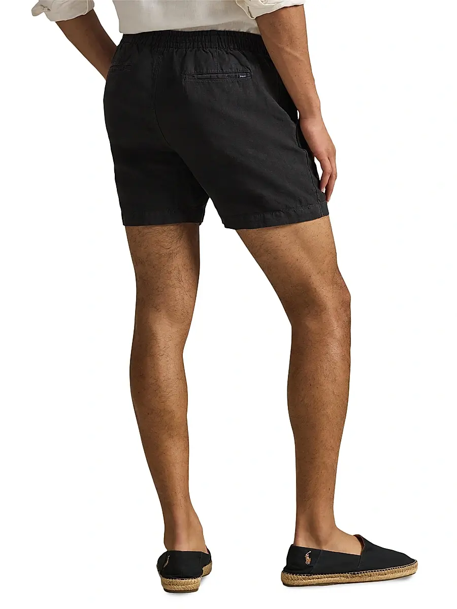 Polo Ralph Lauren Men's Prepster Linen Shorts | Thumbnail 4 Polo Ralph Lauren Men's Prepster Linen Shorts | Thumbnail 4