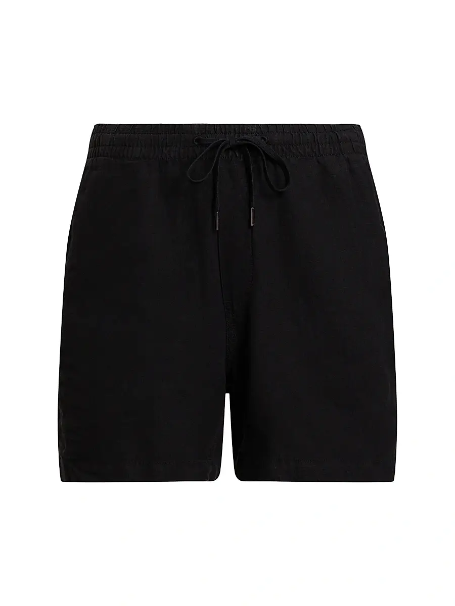 Polo Ralph Lauren Men's Prepster Linen Shorts - Polo Black | Image 1 Polo Ralph Lauren Men's Prepster Linen Shorts - Polo Black | Image 1