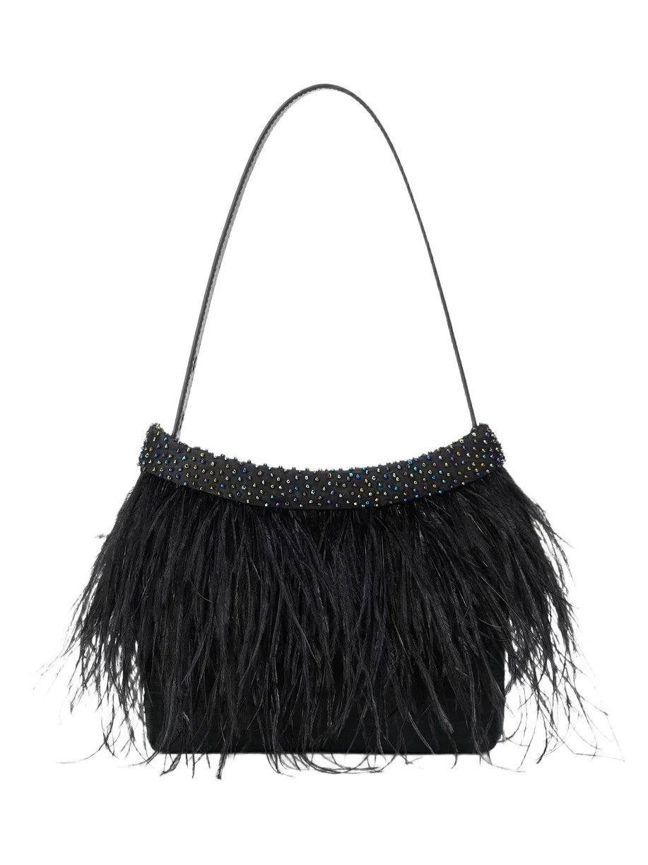Women's Winslow Beaded Feather Shoulder Bag Women's Winslow Beaded Feather Shoulder Bag