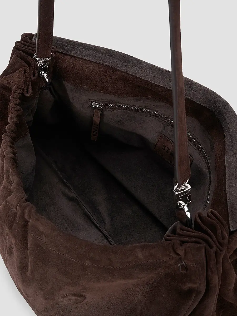 Staud Women's Cy Oversized Suede Crossbody Bag | Thumbnail 4 Staud Women's Cy Oversized Suede Crossbody Bag | Thumbnail 4