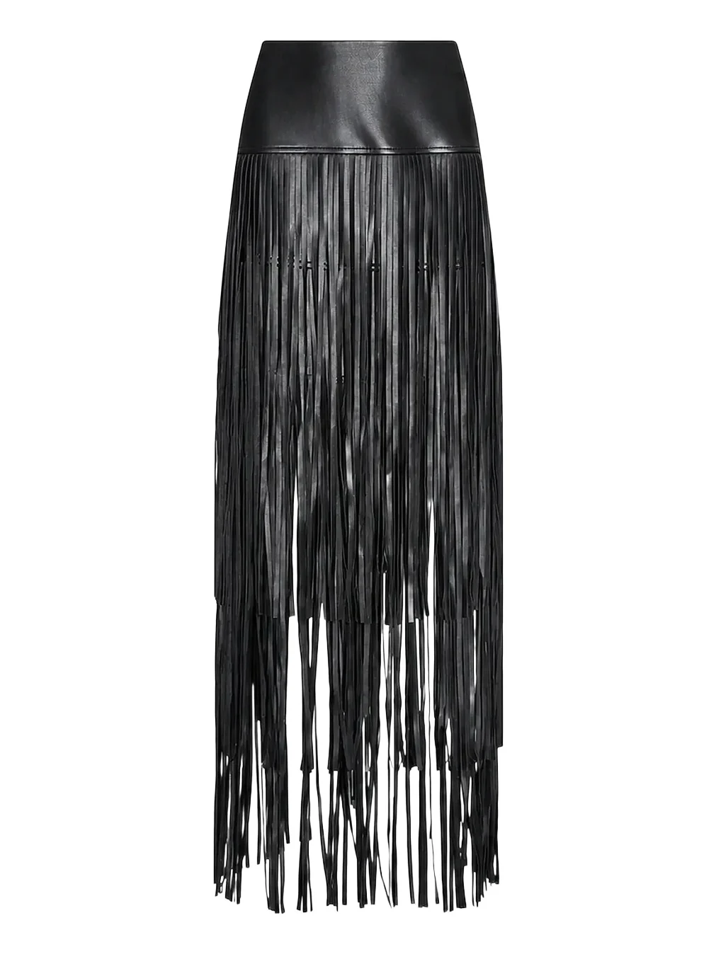Women's Karoline Faux-Leather Fringe Maxi Skirt Women's Karoline Faux-Leather Fringe Maxi Skirt