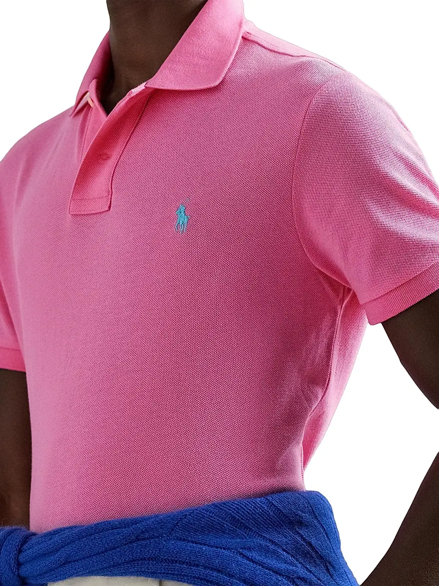 Polo Ralph Lauren Men's Logo Cotton Mesh Polo | Thumbnail 5
