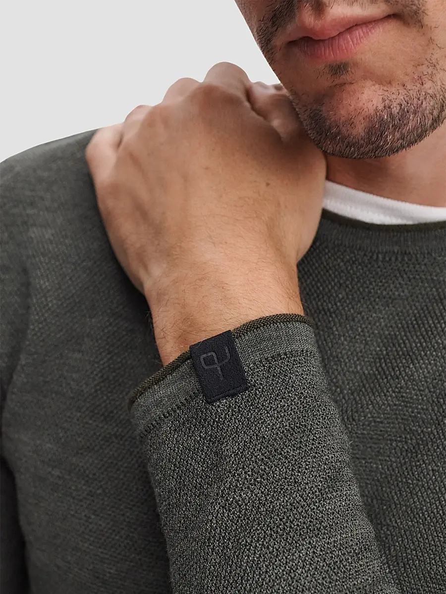 rag & bone Men's Brooks Merino Wool Crewneck Sweater | Thumbnail 5 rag & bone Men's Brooks Merino Wool Crewneck Sweater | Thumbnail 5