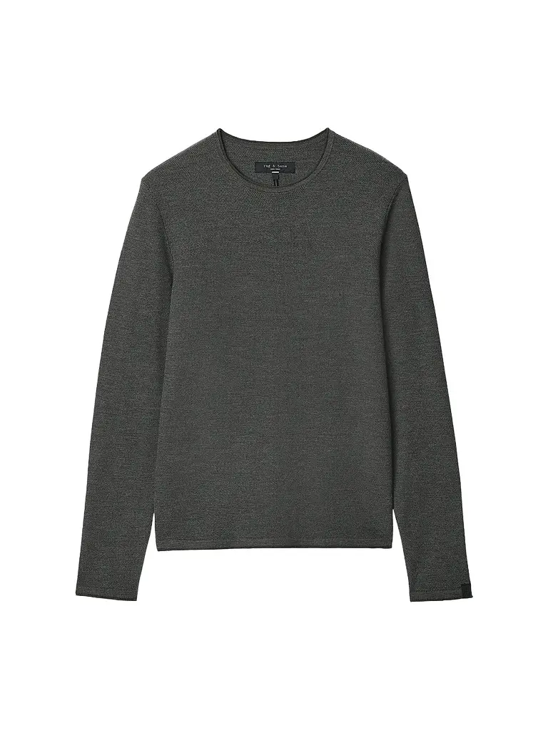 rag & bone Men's Brooks Merino Wool Crewneck Sweater