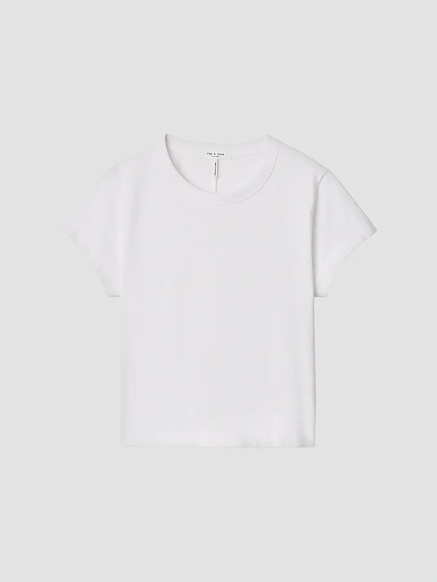 rag & bone Women's Kelly Perfect Cotton Crewneck T-Shirt