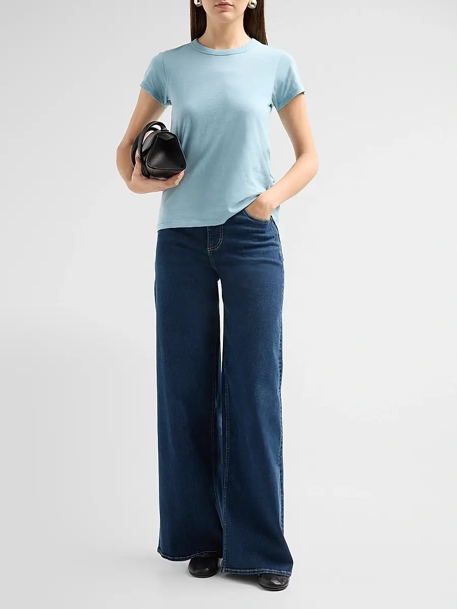 rag & bone Women's The Slub Cotton T-Shirt | Thumbnail 2 rag & bone Women's The Slub Cotton T-Shirt | Thumbnail 2