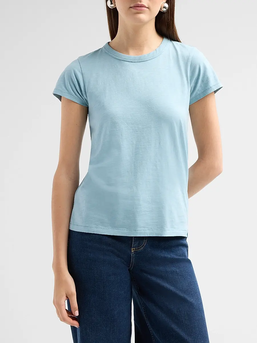 rag & bone Women's The Slub Cotton T-Shirt | Thumbnail 4 rag & bone Women's The Slub Cotton T-Shirt | Thumbnail 4