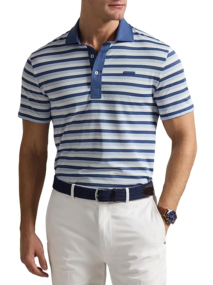 Polo Ralph Lauren Men's Slub Jersey Short-Sleeve Henley Shirt | Thumbnail 3