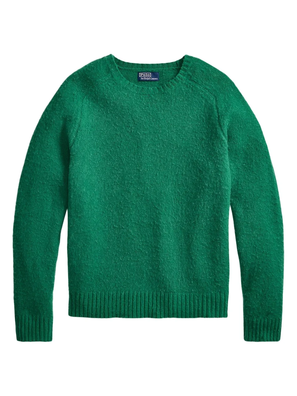 Polo Ralph Lauren Men's Elbow-Patch Wool-Cashmere Crewneck Sweater