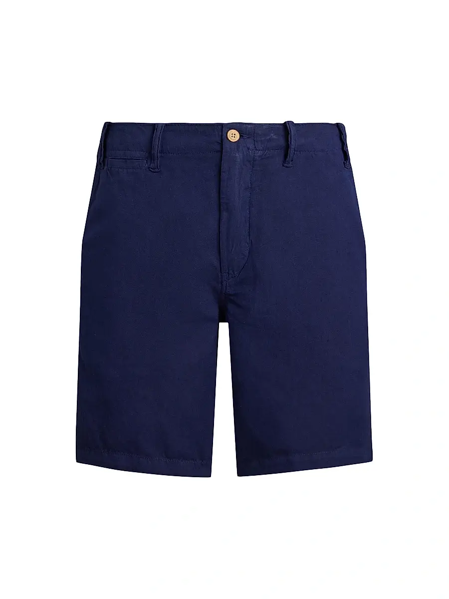 Polo Ralph Lauren Men's 8.5-Inch Classic-Fit Linen-Cotton Shorts