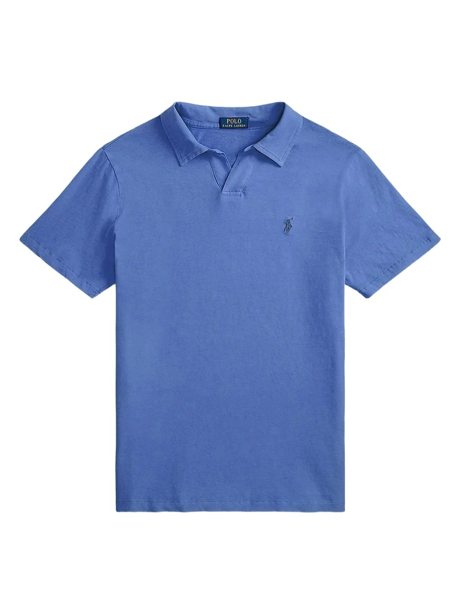 Polo Ralph Lauren Men's Logo Cotton-Linen Jersey Polo Shirt
